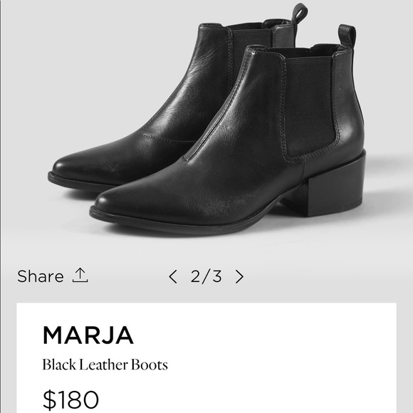 Vagabond Marja black leather Chelsea boots - Picture 6 of 6